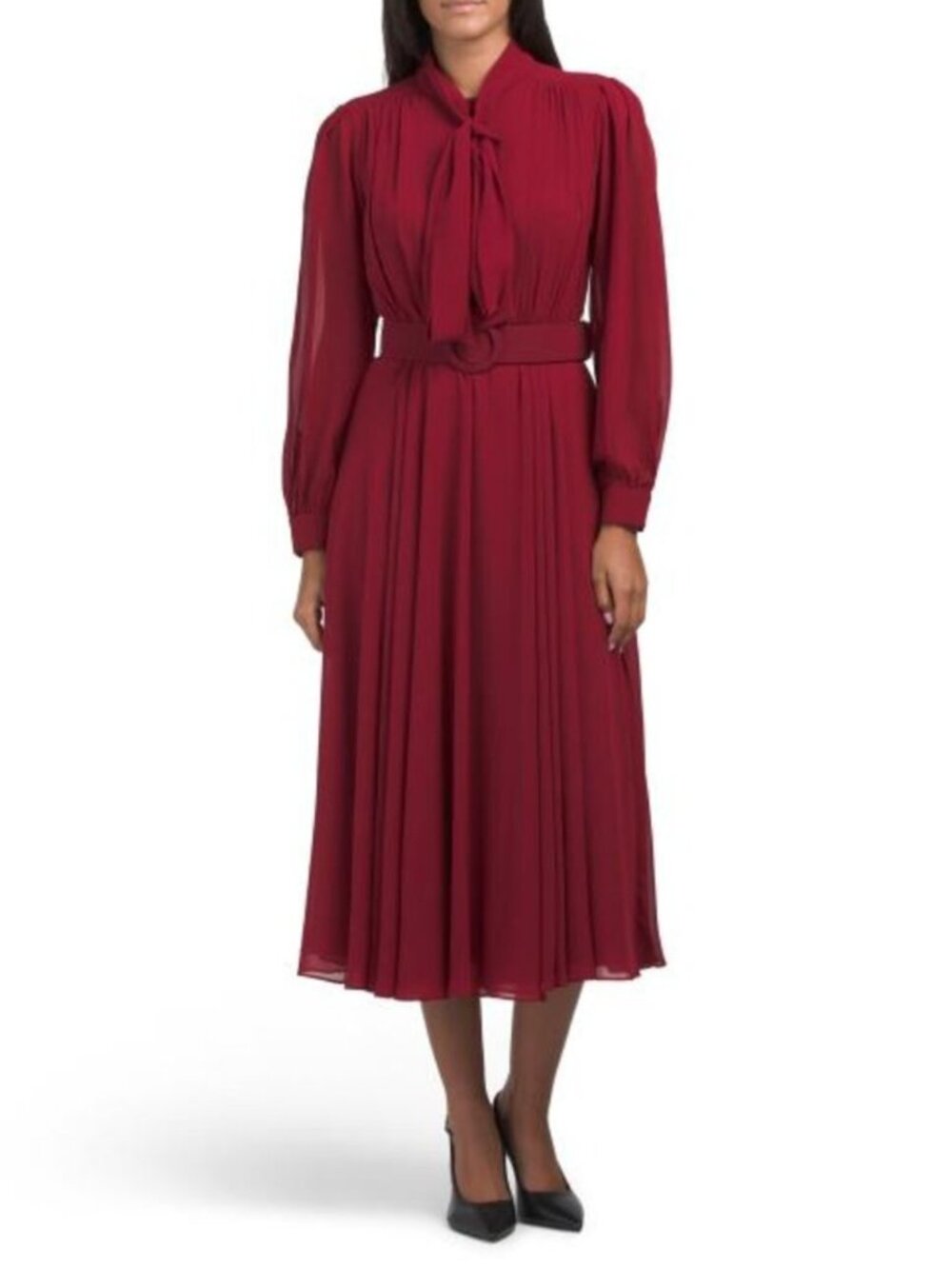 MIKAEL AGHAL Long Sleeve Dress
